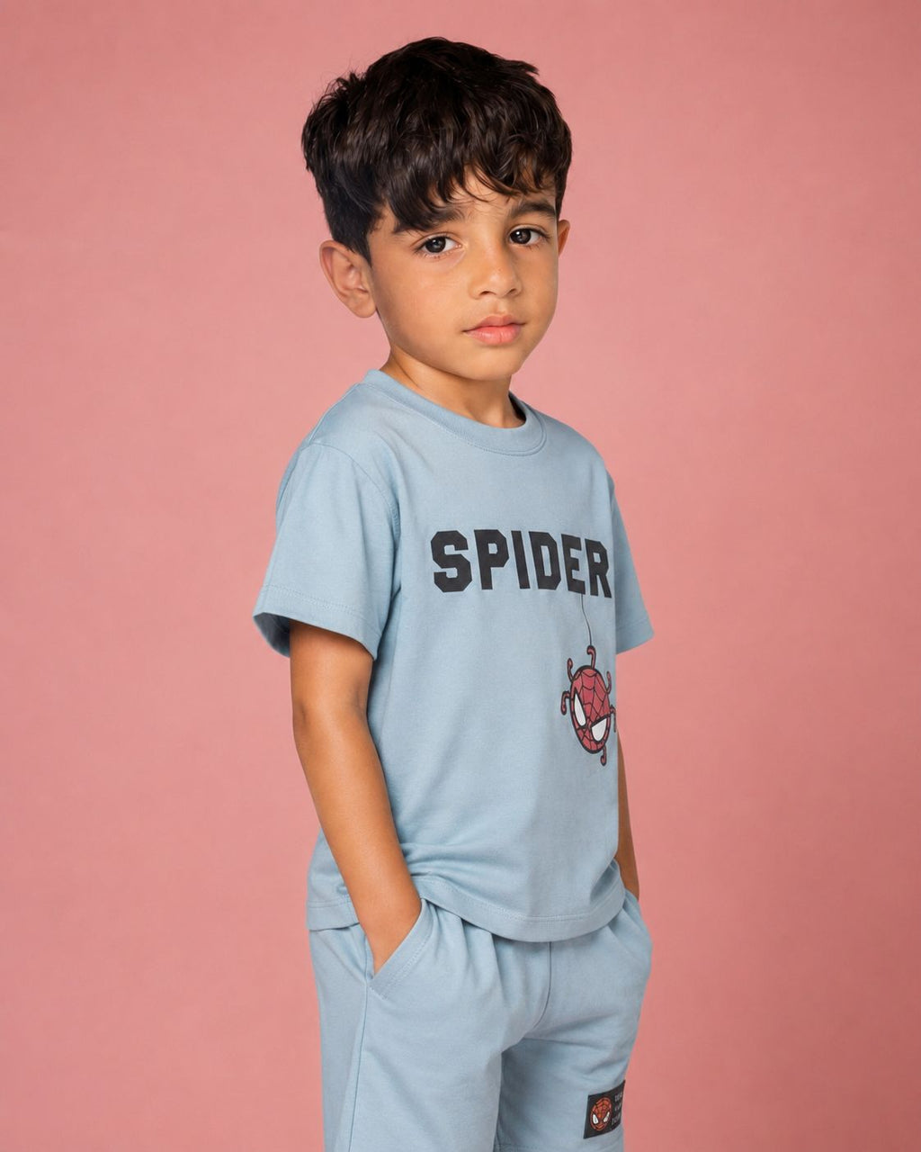 Spiderman Drop Shoulder Tshirt for Kids