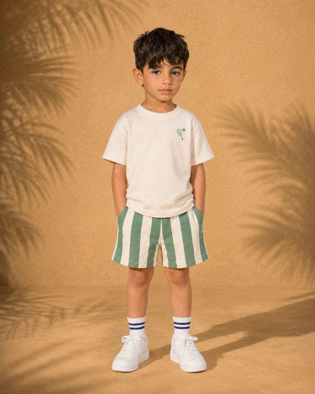 Malibu Tennis Social Drop Shoulder Tshirt for Kids