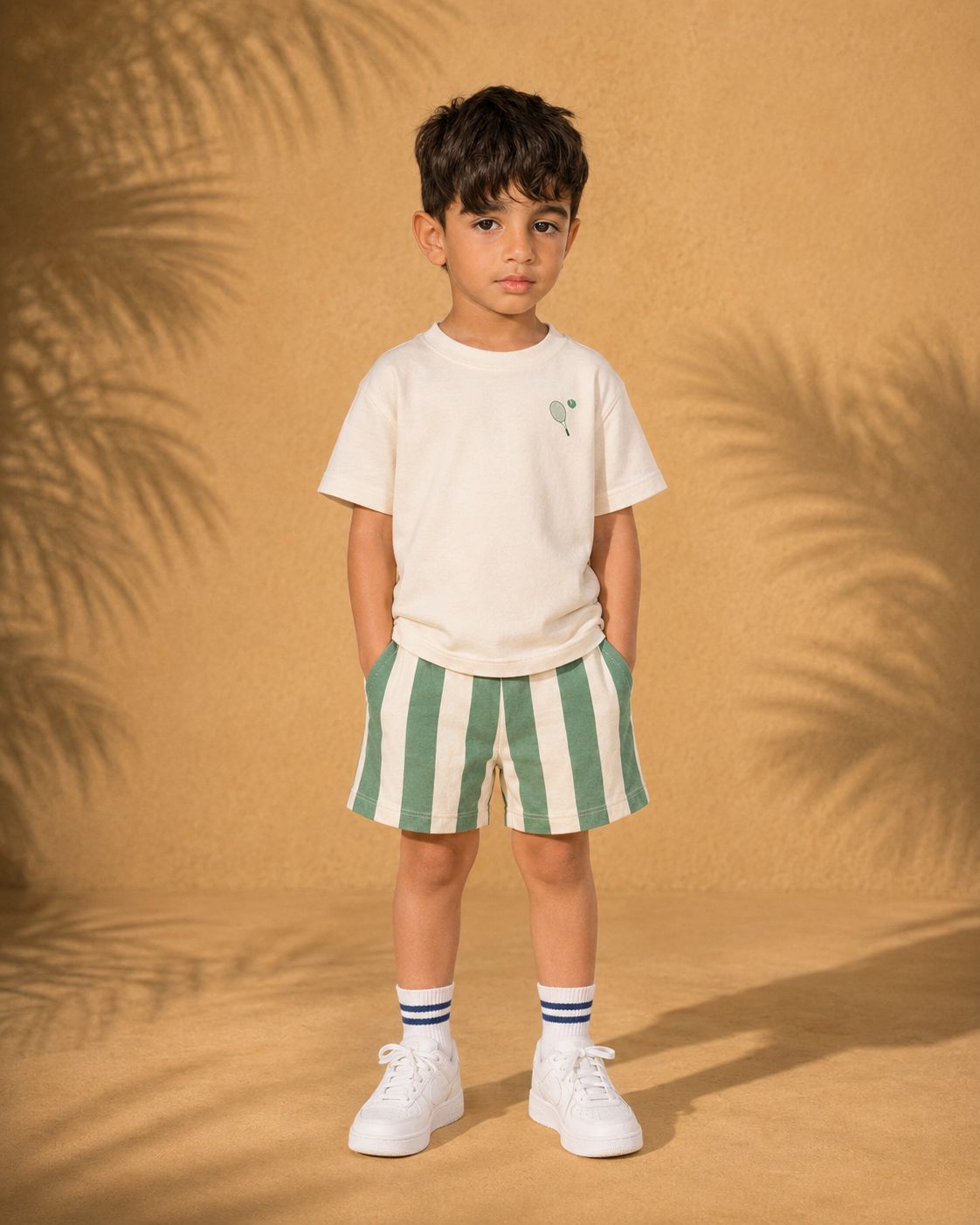 Malibu Tennis Social Drop Shoulder Tshirt for Kids