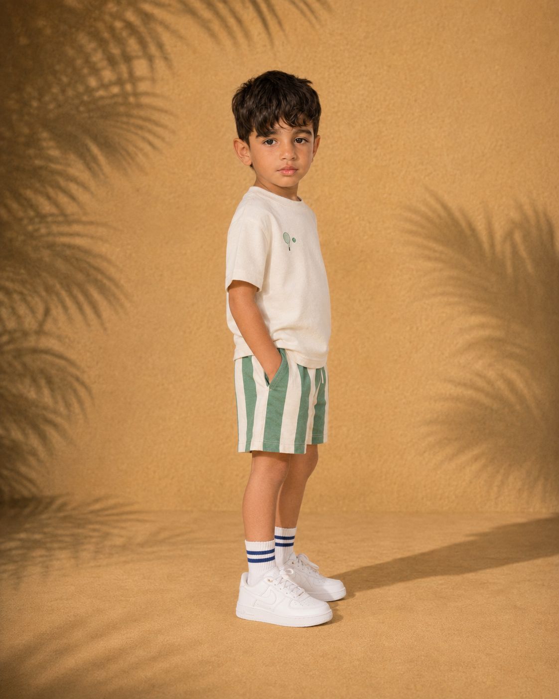 Malibu Tennis Social Drop Shoulder Tshirt for Kids