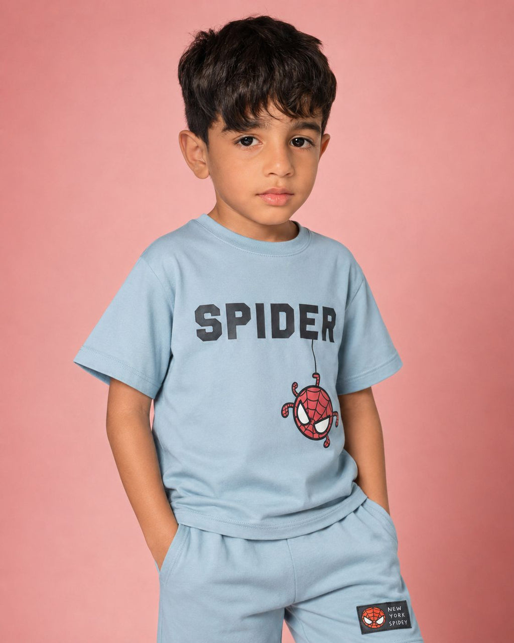 Spiderman Drop Shoulder Tshirt for Kids
