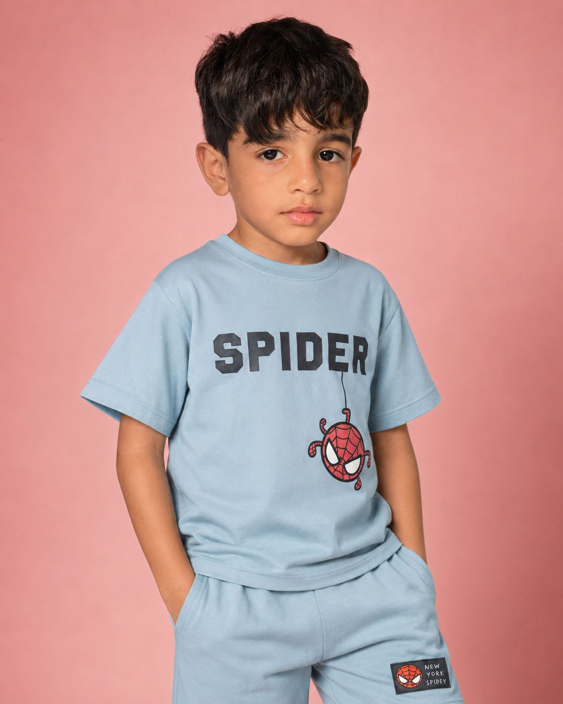 Spiderman Drop Shoulder Tshirt for Kids