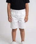 Cotton Pull-On Shorts – White