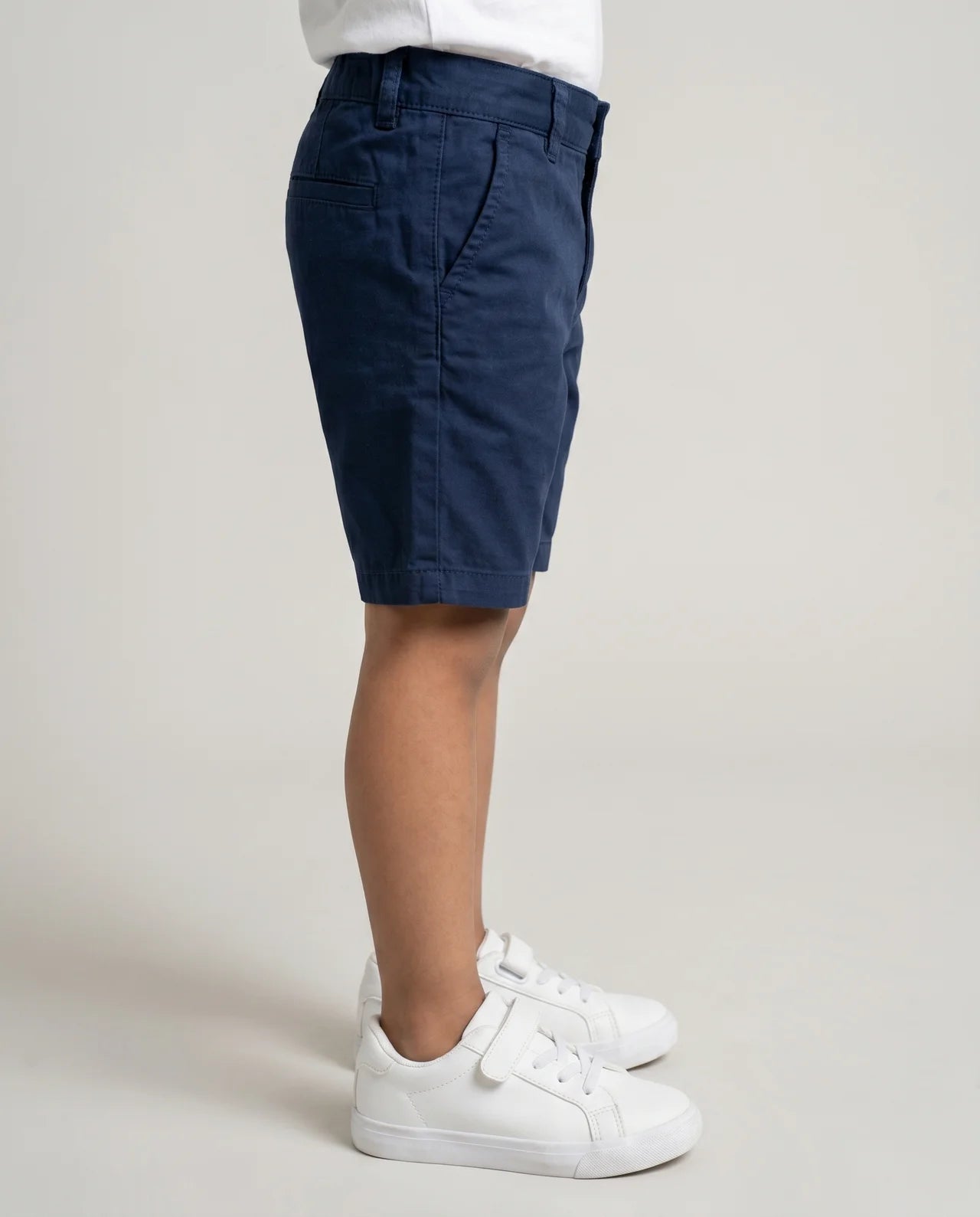 Cotton Pull-On Shorts – Navy