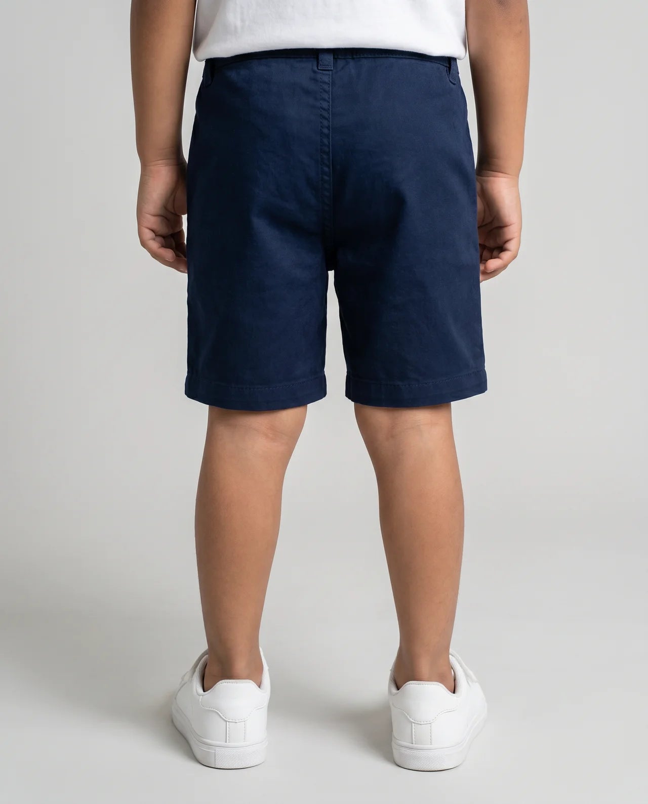Cotton Pull-On Shorts – Navy