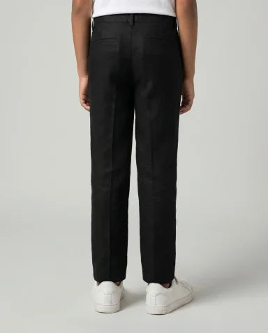 Linen Trousers – Black