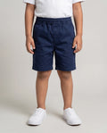 Cotton Pull-On Shorts – Navy