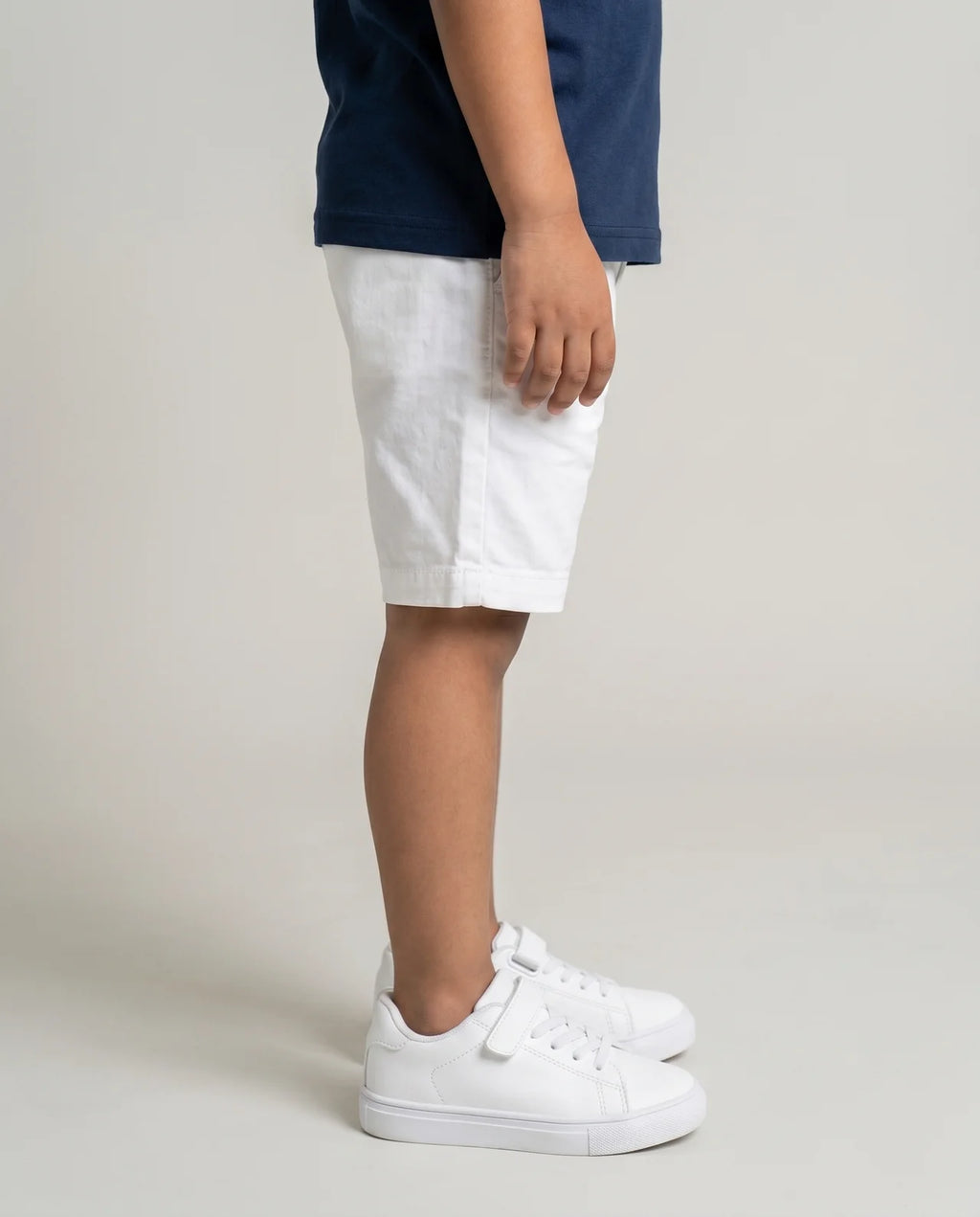 Cotton Pull-On Shorts – White