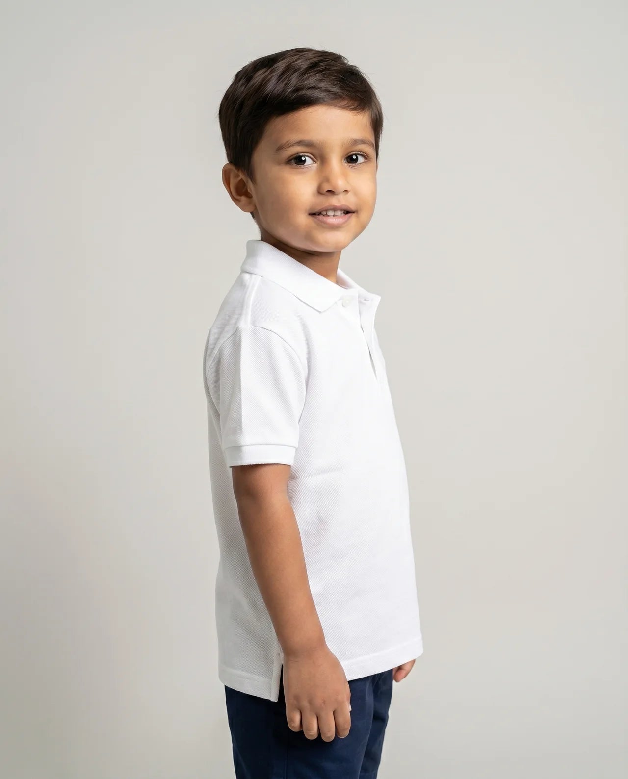 Classic Pique Polo – White