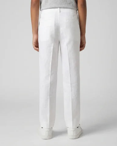 Linen Trousers – White